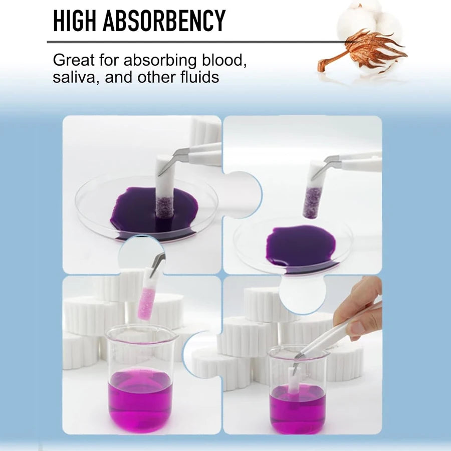 Medical Cotton Rolls Adults Children Nosebleeds Hypoallergenic Cotton Balls Swabs For Relieving Nasal Congestion Nasal Mucus