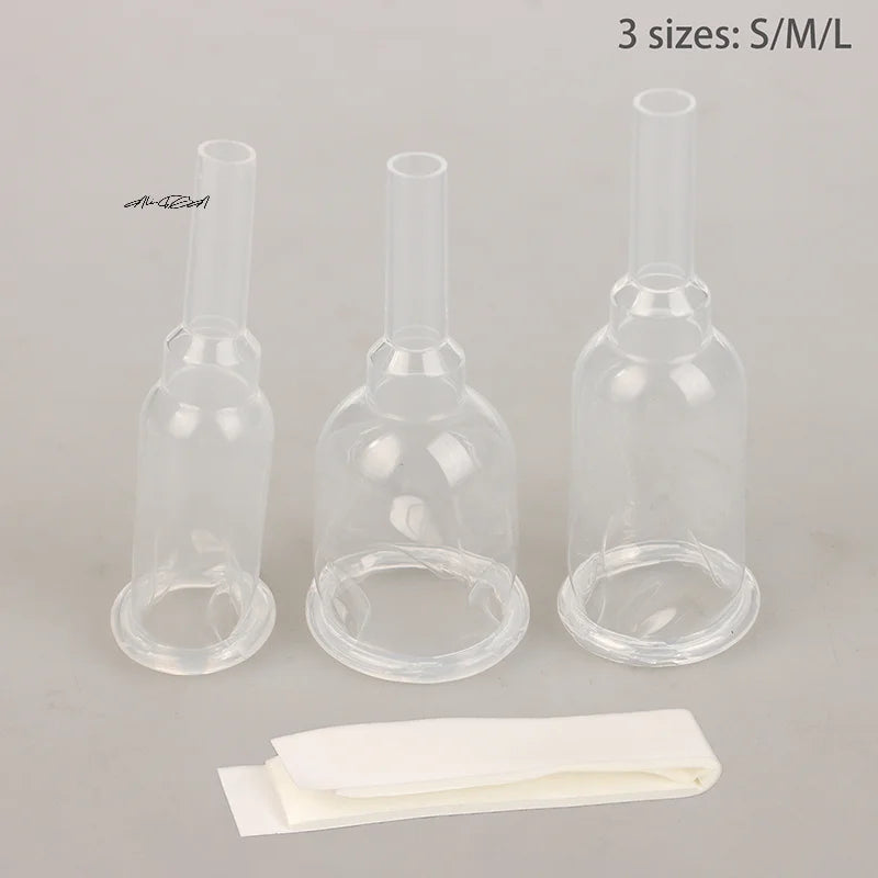 Sterilized Medical Silicone Male External Catheter Self-Adhesive Comfortable Size S M L for Urological Care