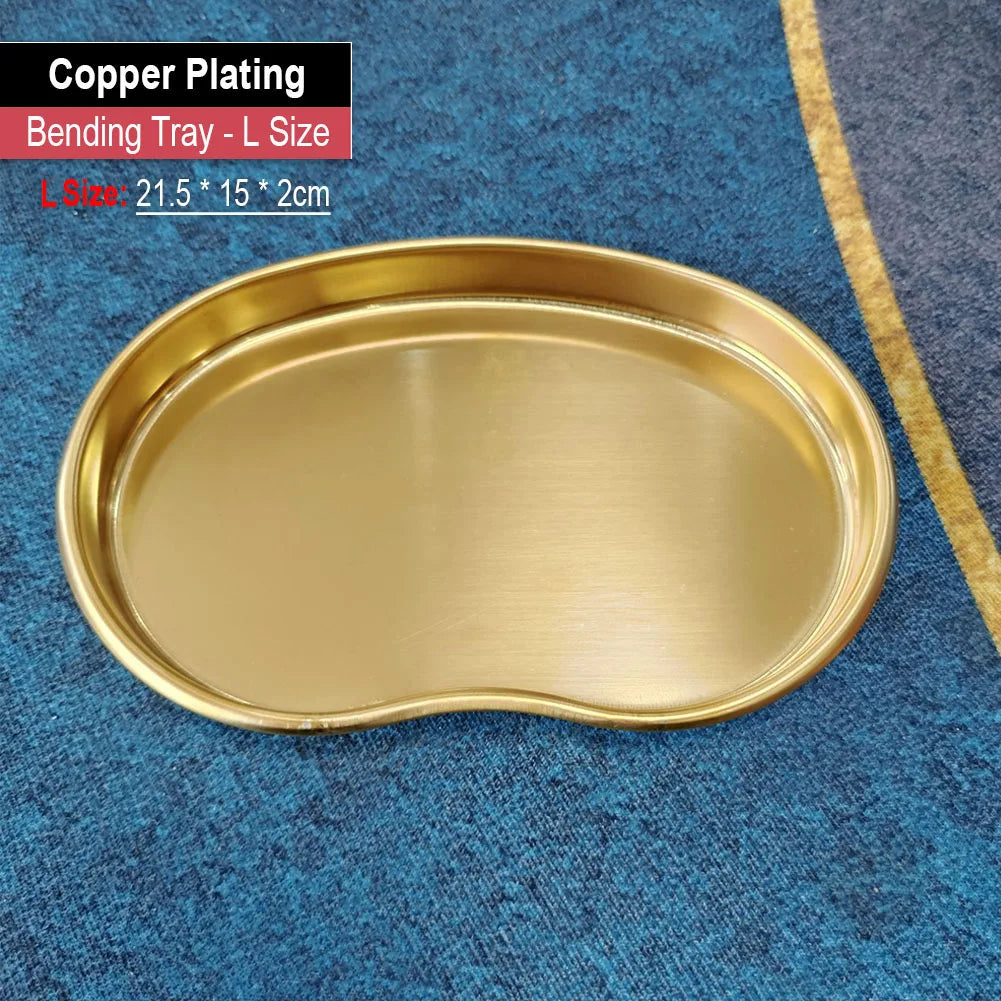 Stainless Steel Dental Lab Instrument Tools Storage Tray Medical Surgical Plate Disinfection Rectangular Dish Dentist Accessory