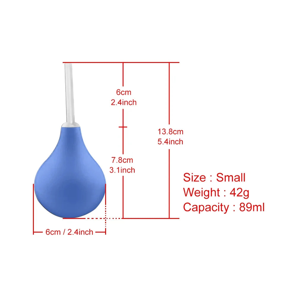 Anal Irrigator Enema Shower Kit Rectal Colon Irrigation Anus Cleaner Tip Nozzle Medical Materials Anal Wash for Women/Men