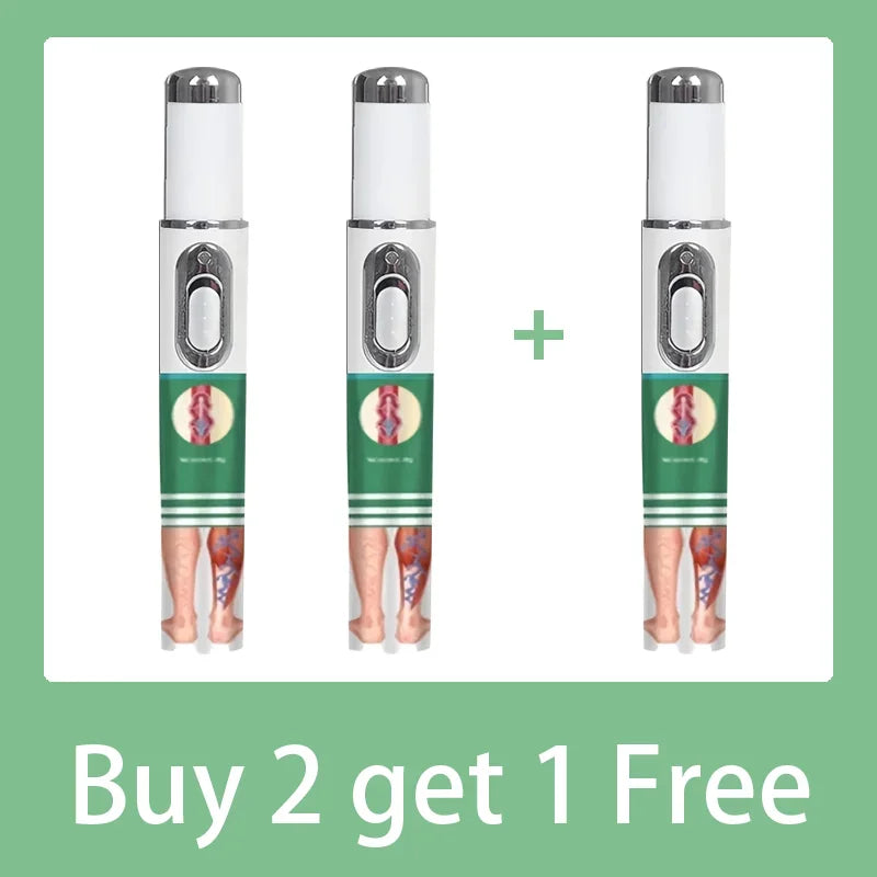 Upgraded varicose vein laser pointer, medical grade 980nm infrared therapeutic device, painless leg vein blood treatment