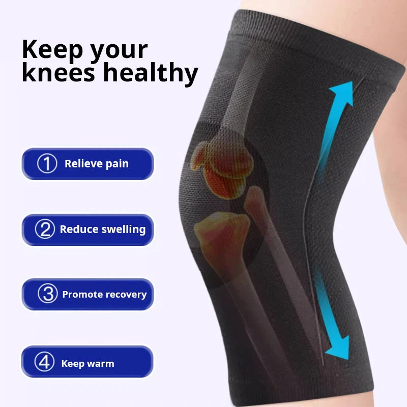 Black Thin Knee Support Knee Pads for Running Medical Knee Pads Tear Arthritis Joint Pain Relief prevention of muscle injur
