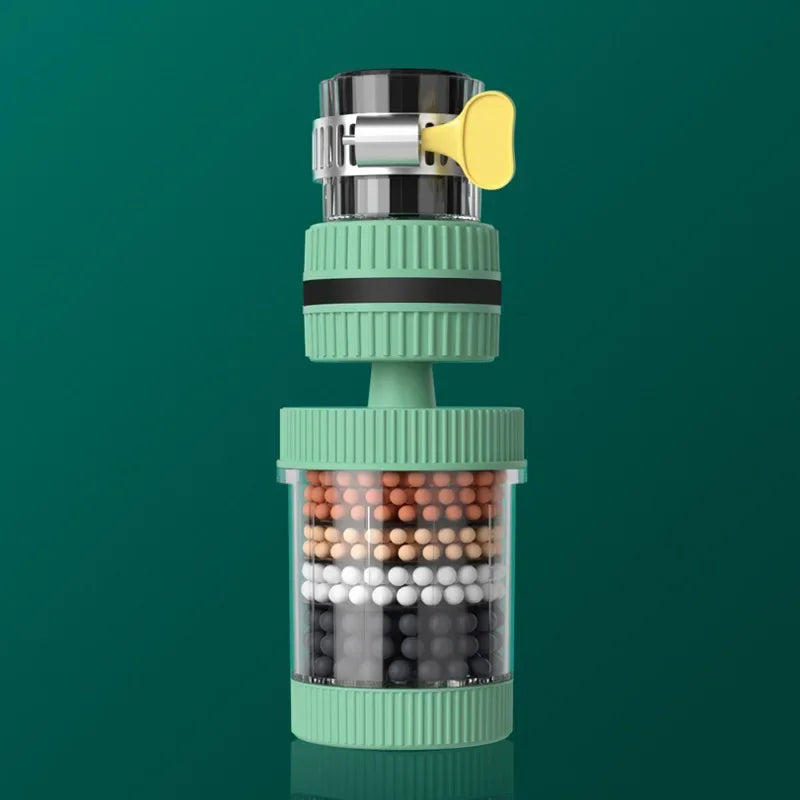 6 Layers Water Filter Tap Purifier Medical Stone Coconut Charcoal Nozzle For Faucet Kitchen Accessories Household Water Filter
