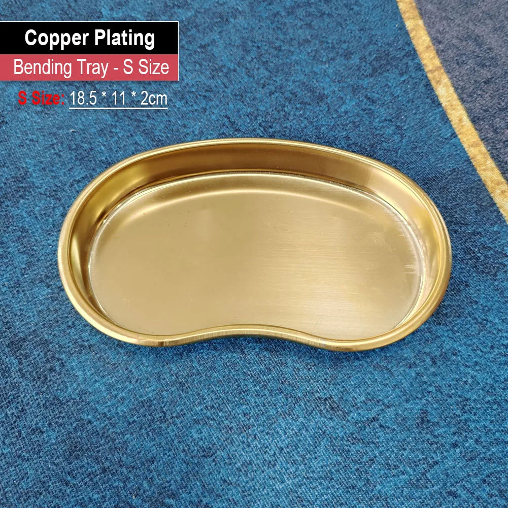 Stainless Steel Dental Lab Instrument Tools Storage Tray Medical Surgical Plate Disinfection Rectangular Dish Dentist Accessory