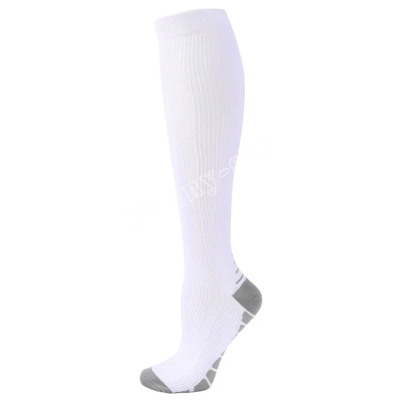 1Pair Unisex Compression Socks Golfs Sport 20-30 Mmhg Nurse Medical Nursing Varicose Veins Edema Diabetes Pregnancy Men Socks