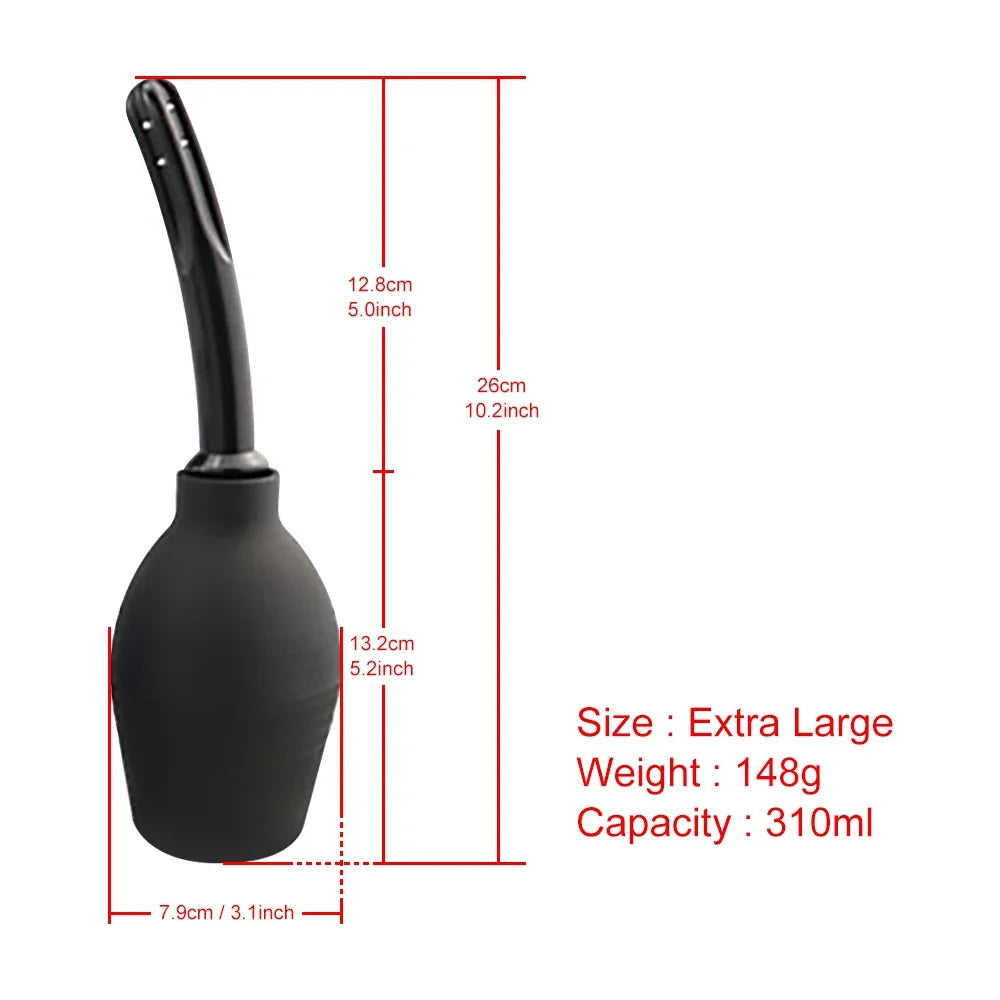Anal Irrigator Enema Shower Kit Rectal Colon Irrigation Anus Cleaner Tip Nozzle Medical Materials Anal Wash for Women/Men