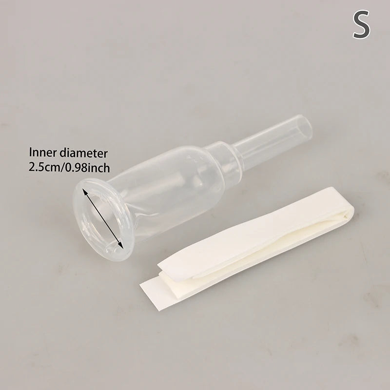 Sterilized Medical Silicone Male External Catheter Self-Adhesive Comfortable Size S M L for Urological Care