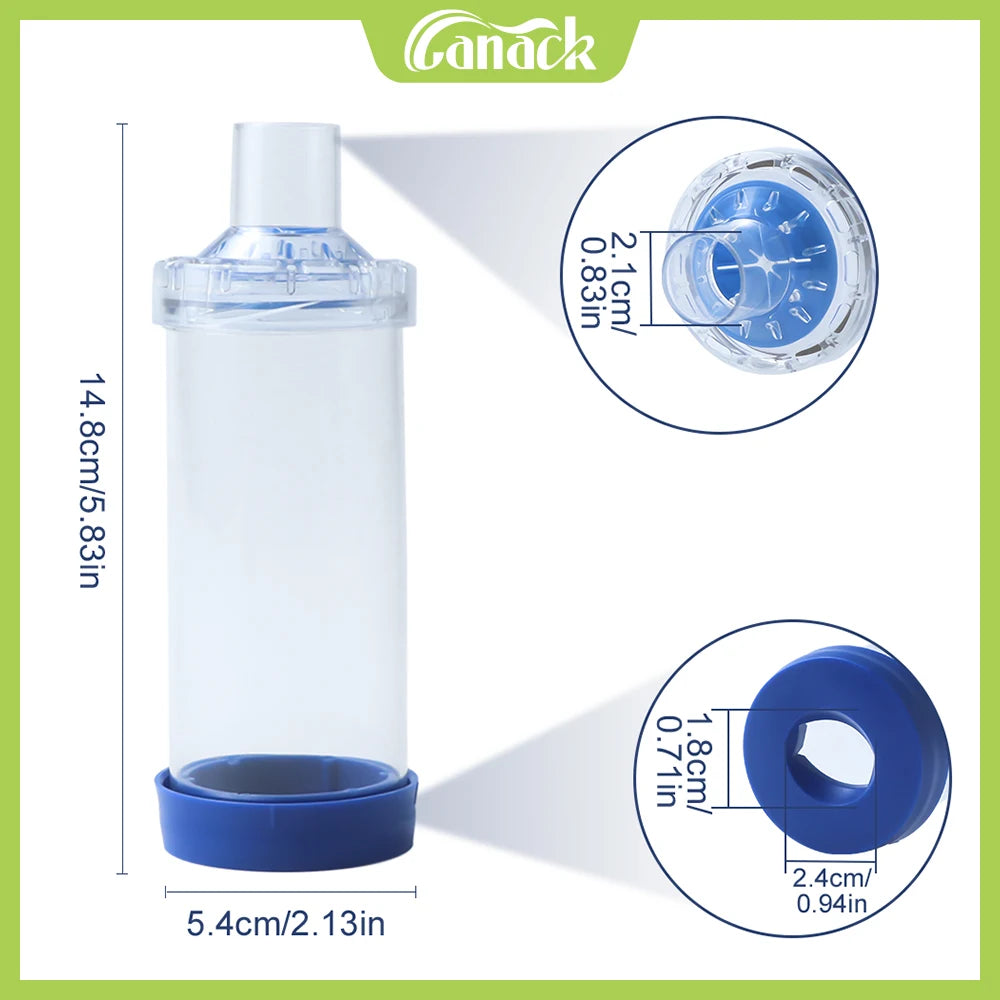 Pet Aerosol Chamber Cat Portable Inhaler Spacer With Medical PVC Mask Nebulizer Chamber For Animals Veterinary Equipment For Dog