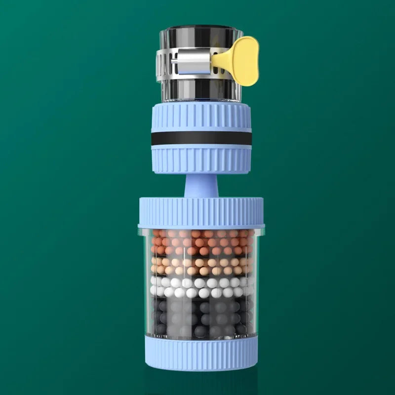 6 Layers Water Filter Tap Purifier Medical Stone Coconut Charcoal Nozzle For Faucet Kitchen Accessories Household Water Filter