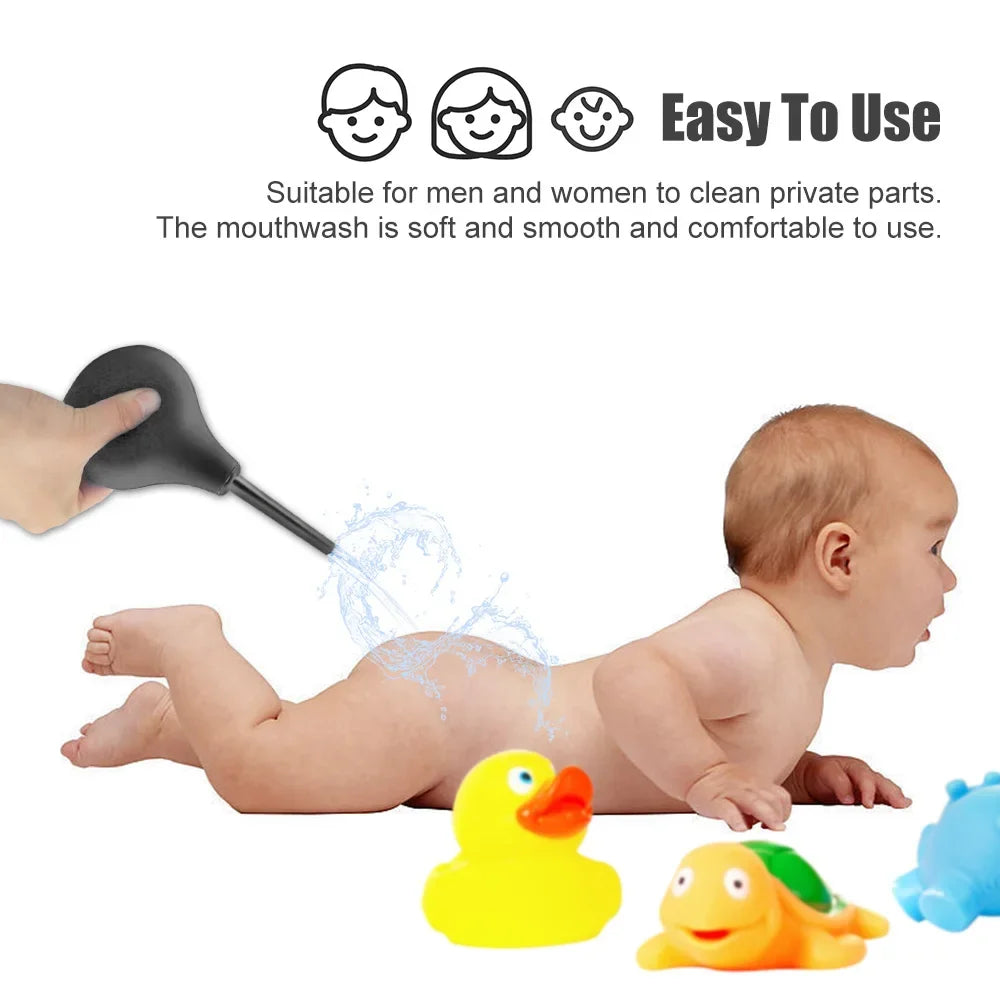 Anal Irrigator Enema Shower Kit Rectal Colon Irrigation Anus Cleaner Tip Nozzle Medical Materials Anal Wash for Women/Men