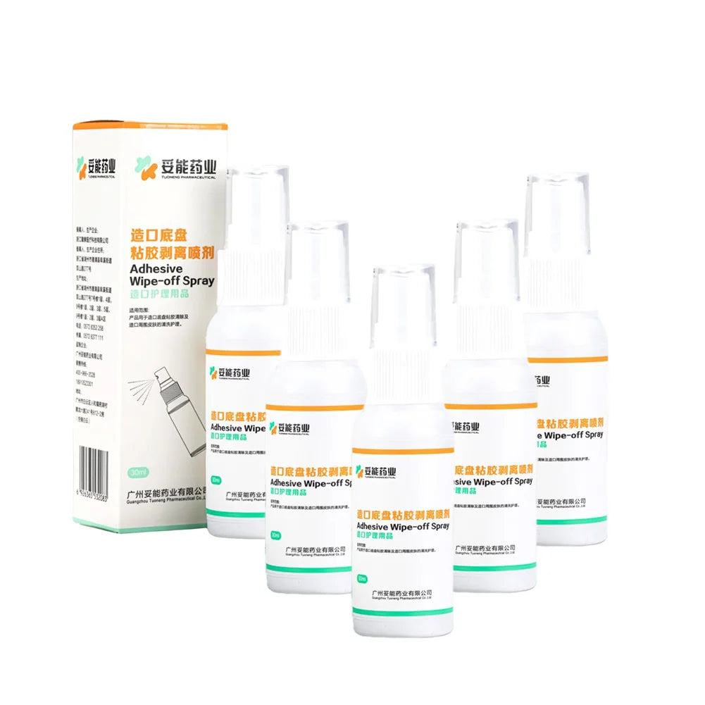 Colostomy Adhesive Wipe-Off Spray Medical Adhesive Remover Ostomy Bag Care Clean And Disinfect Skin Supplies