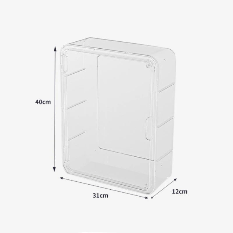 Wall hanging no punching family installation standing medical cabinet drug toy storage rack multi-layer storage box