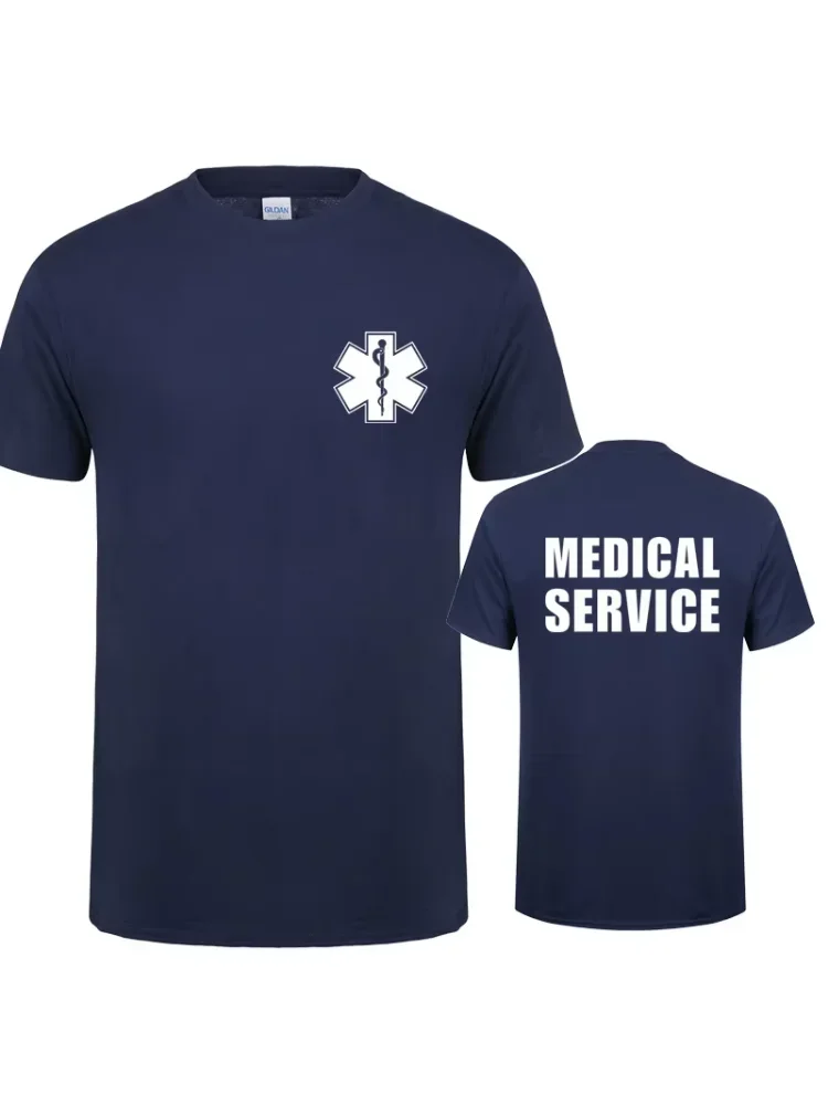 EMT Paramedic Emergency Medical Services T Shirt Men Casual T-shirt Short Sleeve Mans Cool Tops