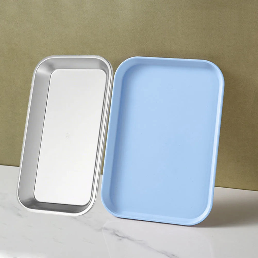 Stainless Steel Dental Lab Instrument Tools Storage Tray Medical Surgical Plate Disinfection Rectangular Dish Dentist Accessory