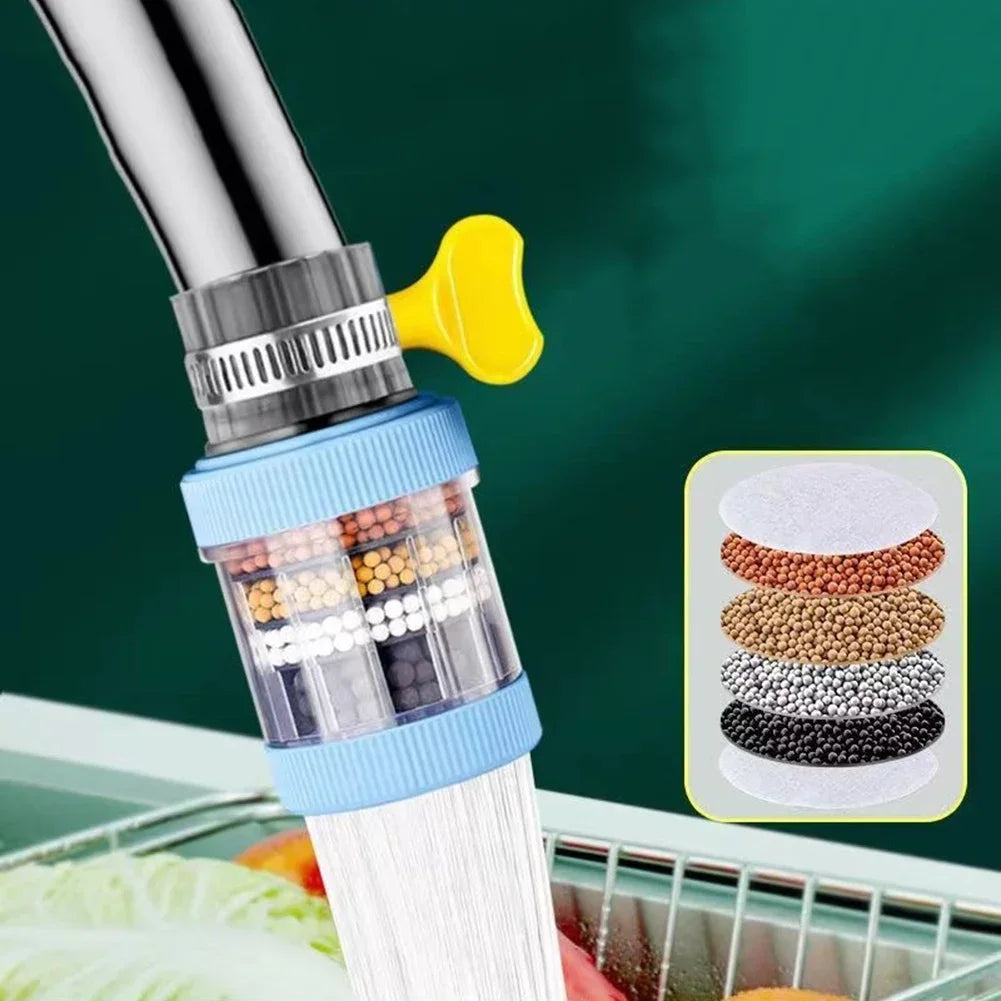 6 Layers Water Filter Tap Purifier Medical Stone Coconut Charcoal Nozzle For Faucet Kitchen Accessories Household Water Filter