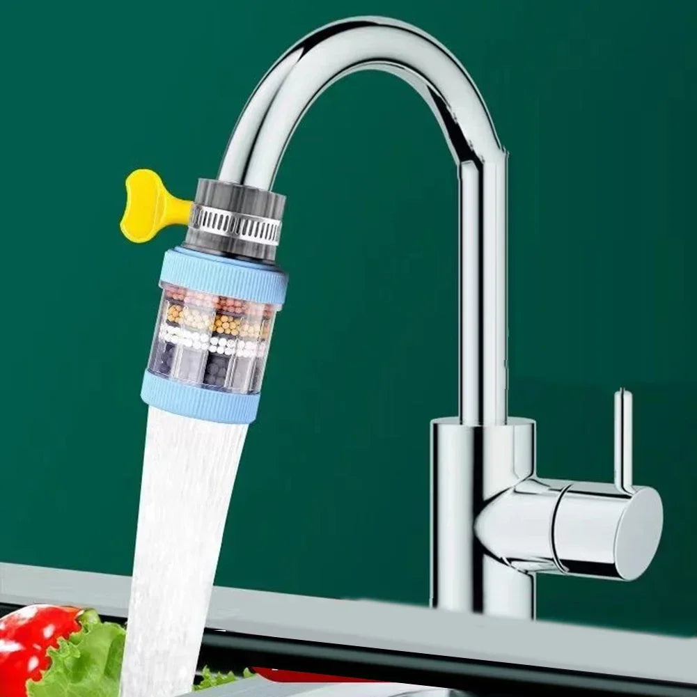 6 Layers Water Filter Tap Purifier Medical Stone Coconut Charcoal Nozzle For Faucet Kitchen Accessories Household Water Filter