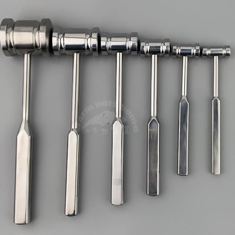 Double-headed Bone Hammer Dental Implant Bone Crushing Lifting Tools Medical Orthopedic Bone Hammer Veterinary Equipment