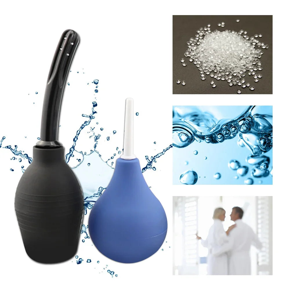 Anal Irrigator Enema Shower Kit Rectal Colon Irrigation Anus Cleaner Tip Nozzle Medical Materials Anal Wash for Women/Men