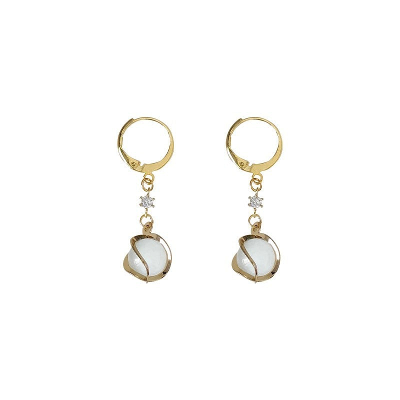 Cat's Eye Earrings Women's Fashion